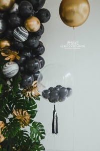 气球造型布置_气球装饰-成都蘑菇花