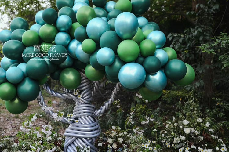 气球树-成都创意气球培训-成都蘑菇花花艺培训机构