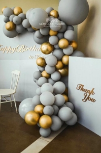 小朋友生日宴气球造型装饰图片-成都生日气球装饰